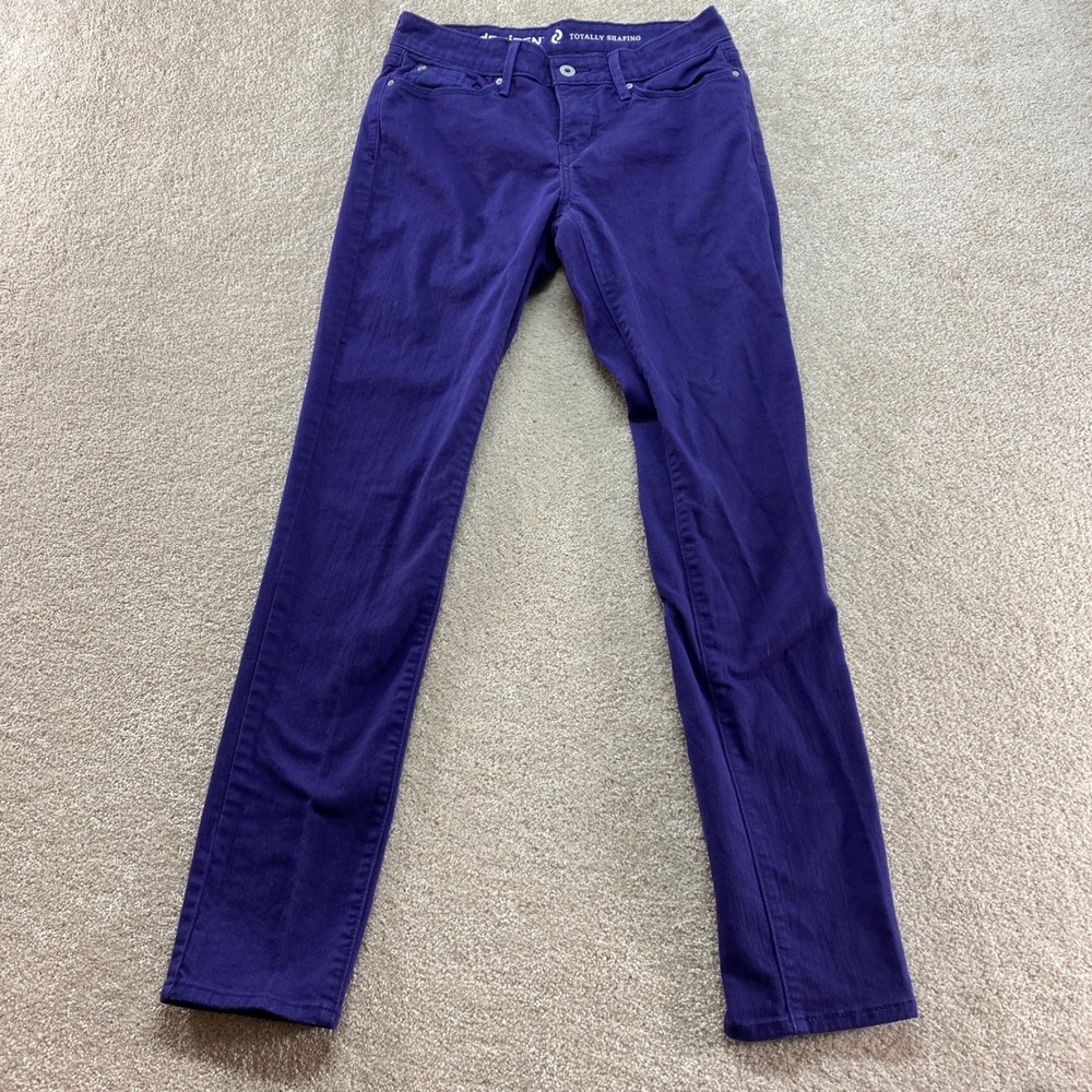 Denizen Skinny Jeans Womens 6 Purple Totally‎ Shaping Mid Rise Stretch Pants